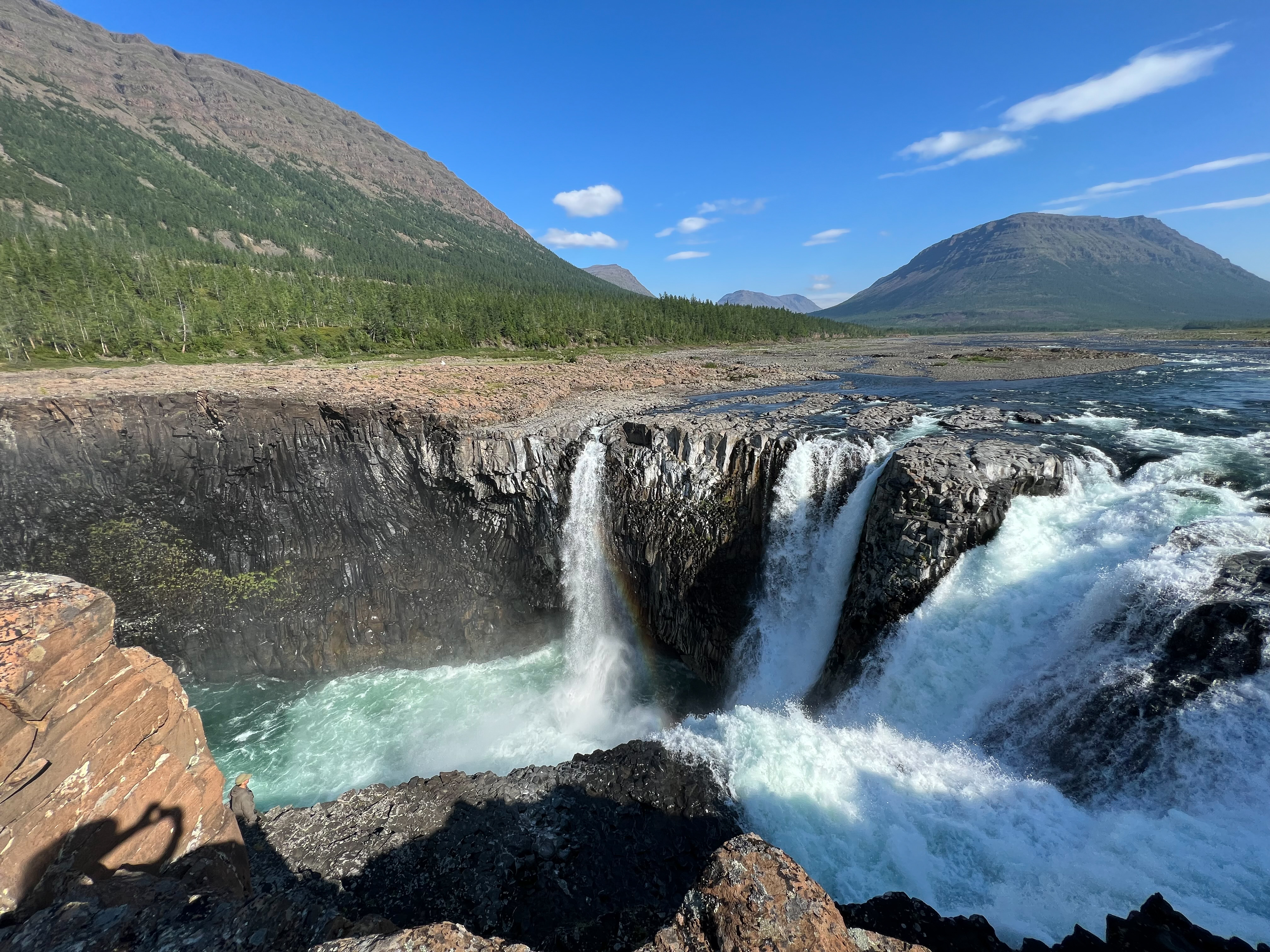 Иркиндинский водопад